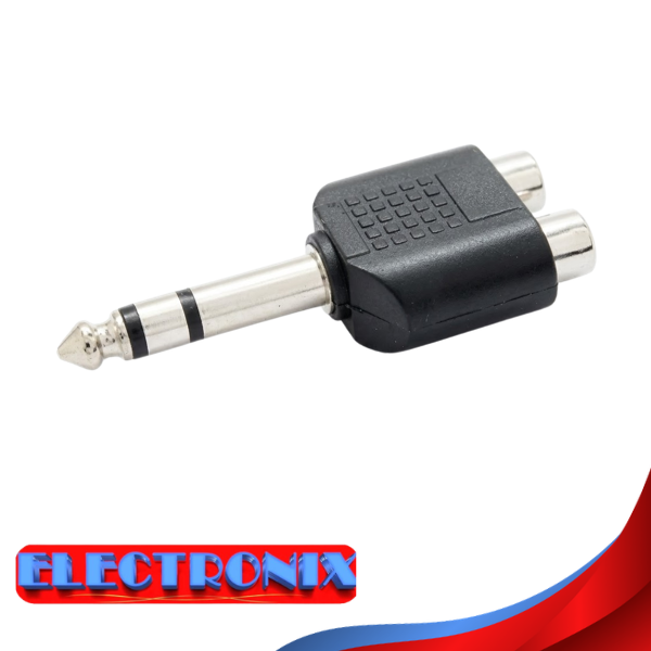 adaptador-de-y-de-2-rca-hembra-a-plug-1-4-macho-estereo-conversion-profesional-de-audio